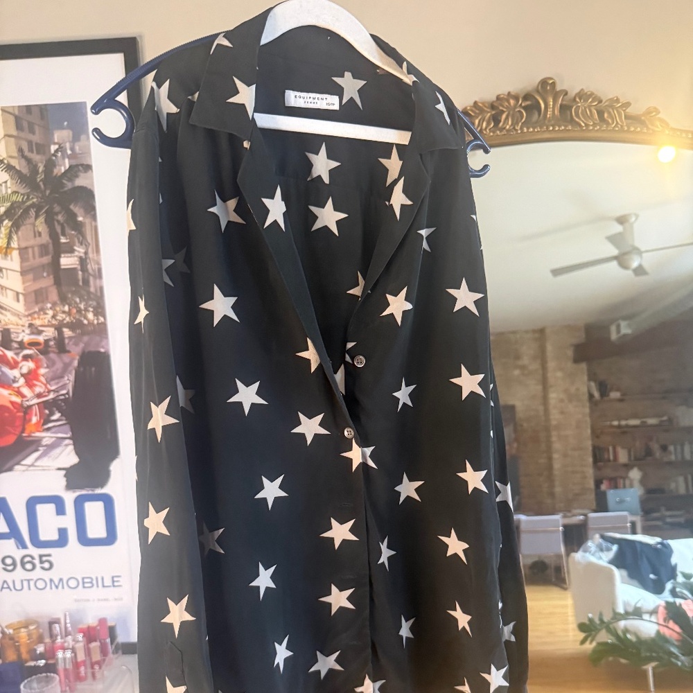 Equipment Star Button Down Shirt - image 3